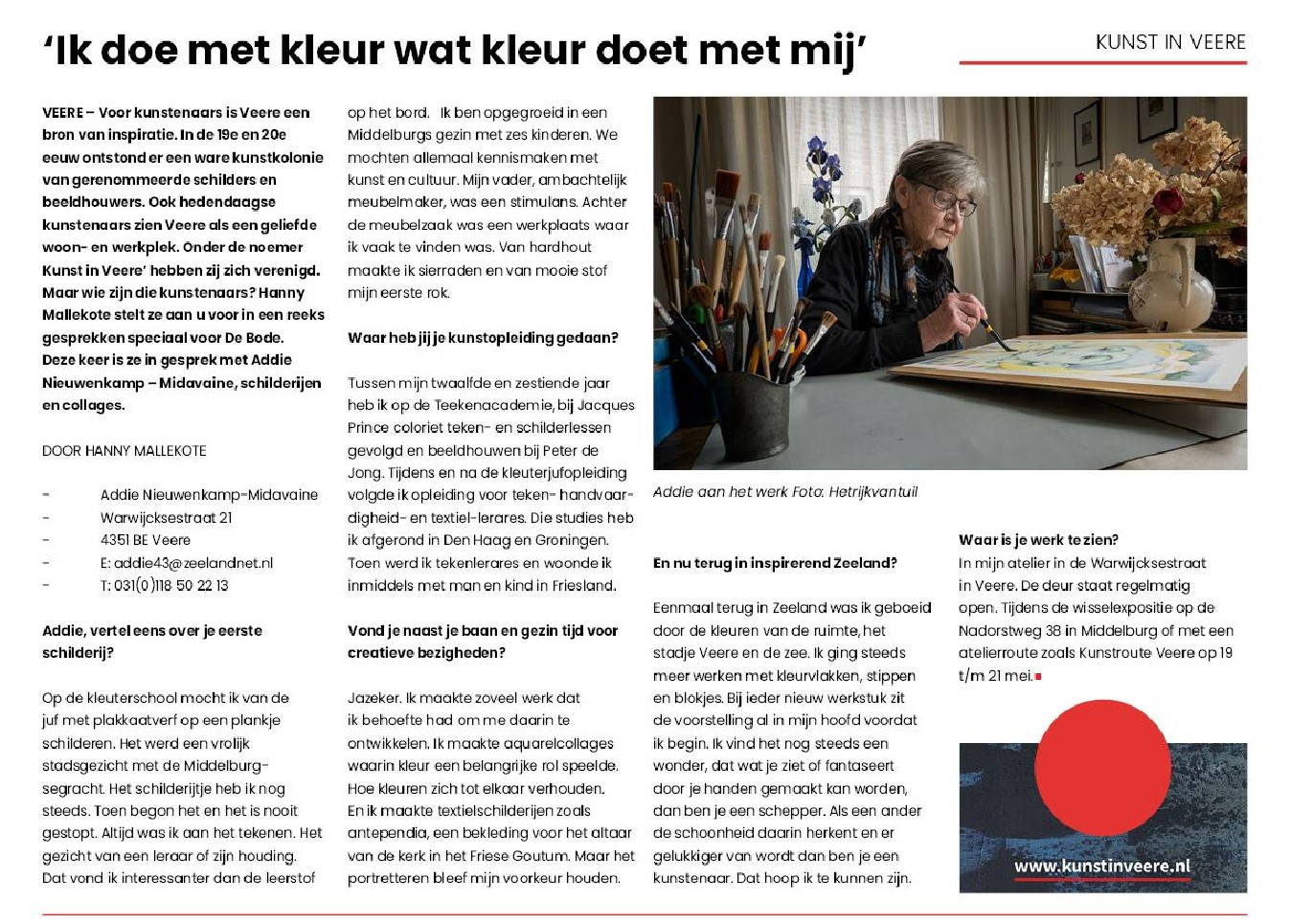 de Bode - Addie Nieuwenkamp mei 2023