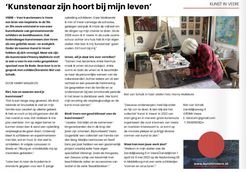 de Bode - Riet van Schaik  april 2023