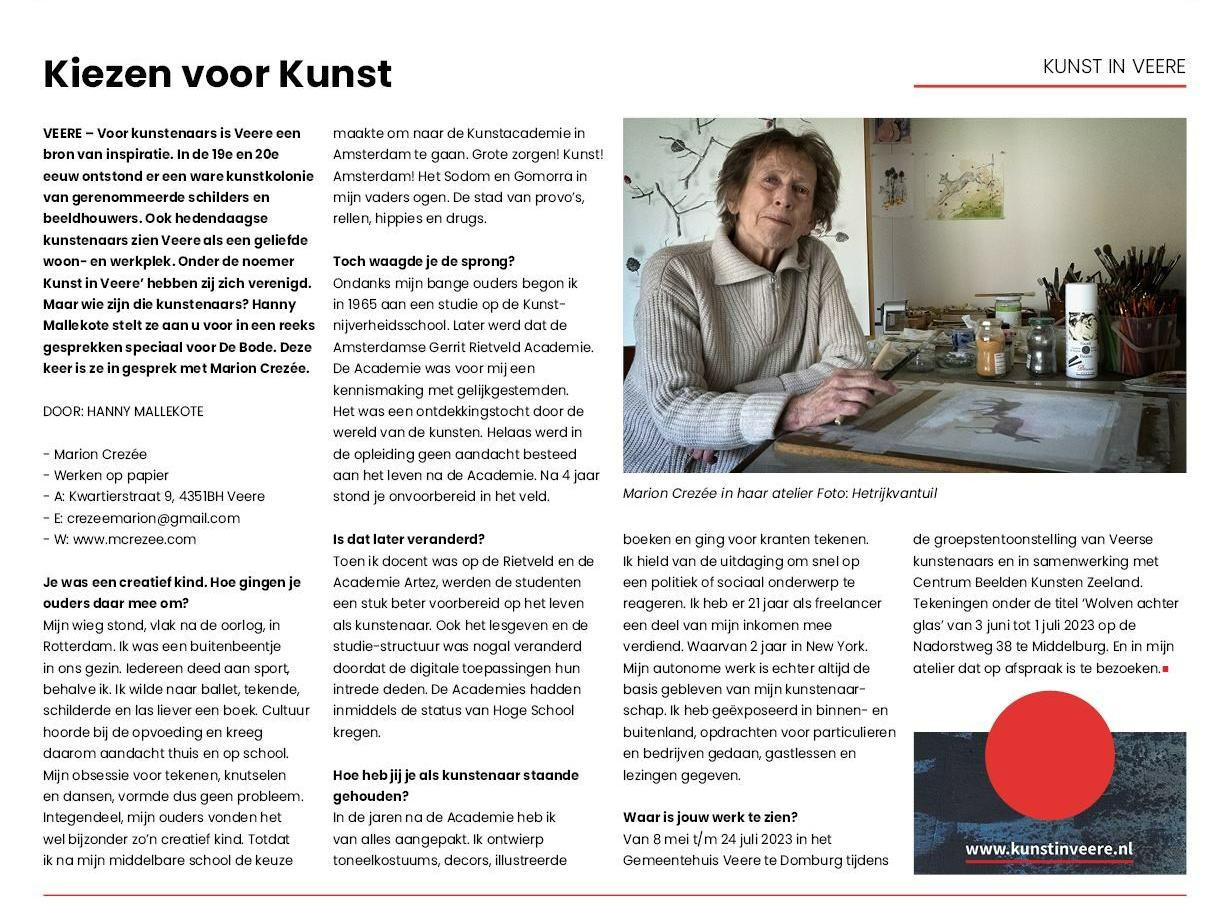 De Bode Marion Crezee juni 2023